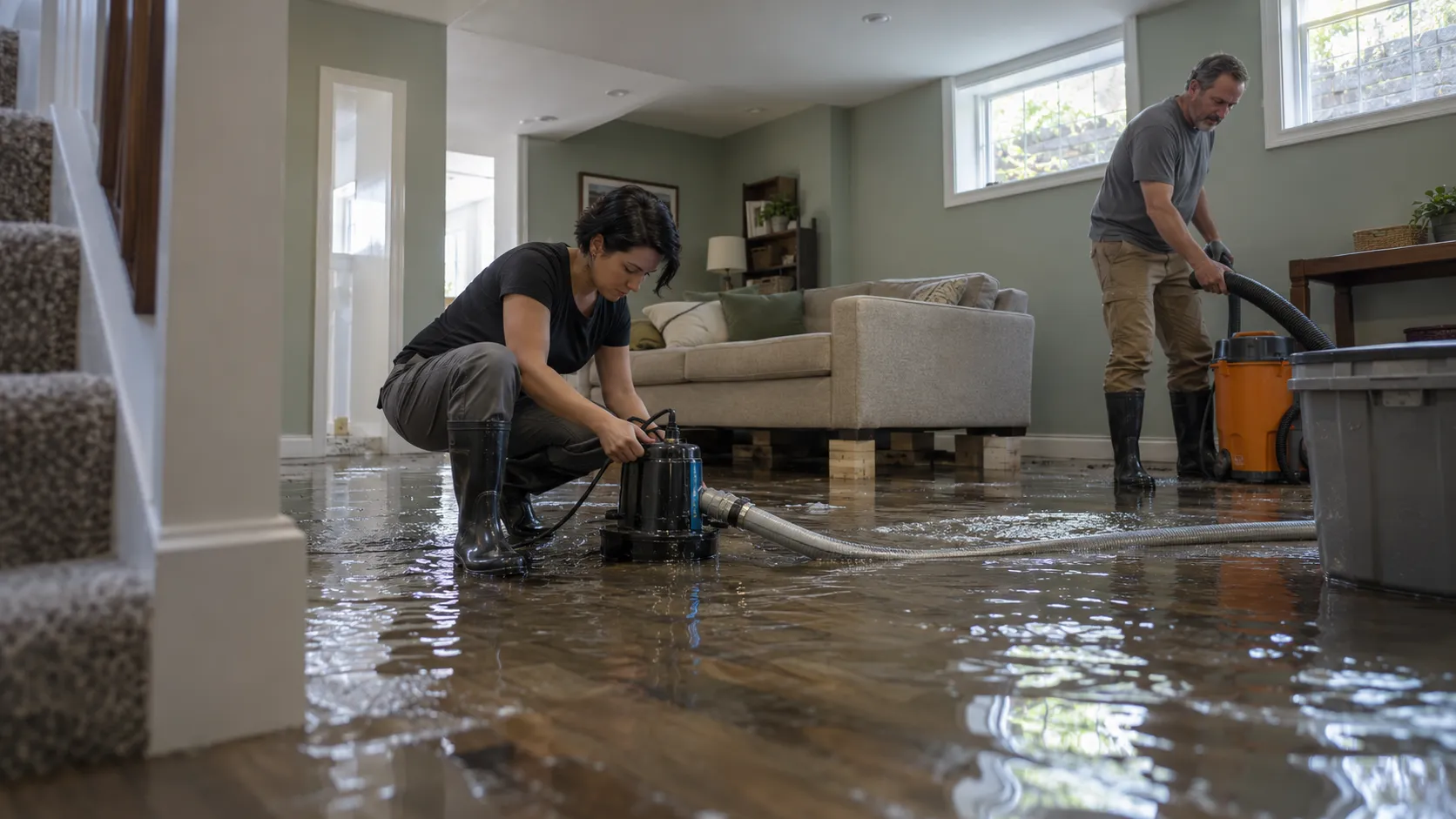 Flooded Basement Cleanup in Jacksonville, FL